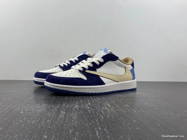 Bmlin shoes JORDAN X DM7866-808 CUSTOM AIR 1 TRAVIS SCOTT 0802